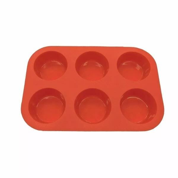 Forma Silicone Para 6 Cupcakes Unyhome - 1