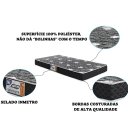 Ver imagem 2 de Colchão Gazin Solteiro Espuma D33 88cm X 188cm X 12cm Preto Black C/ Garantia + Selo Inmetro