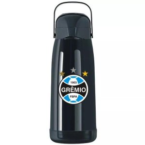 Garrafa Térmica Magic Pump Futebol Grêmio 1l Termolar 13282