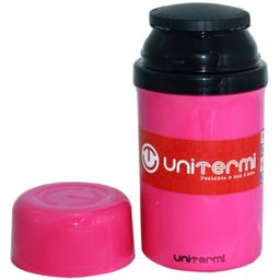 Garrafa Térmica de Mesa com Ampola de Vidro Rosa 250 Ml - 3