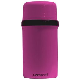 Garrafa Térmica de Mesa com Ampola de Vidro Rosa 250 Ml - 1