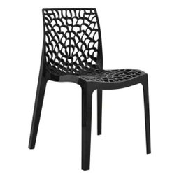 Kit 4 Cadeiras Gruvyer Design Moderno em Polipropileno - Para Sala de Jantar, Área Gourmet, Varanda  - 2