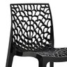 Kit 4 Cadeiras Gruvyer Design Moderno em Polipropileno - Para Sala de Jantar, Área Gourmet, Varanda  - 3