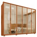 Ver imagem 2 de Guarda-Roupa Casal 6 Portas 4 Gavetas New Reflex 2.4 100% MDF