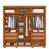 Guarda-Roupa Casal 6 Portas 4 Gavetas New Reflex 2.4 100% MDF - 4