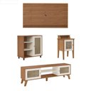 Ver imagem 1 de Conjunto Sala Charlotte + Painel Slim