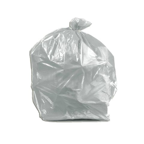 Saco de Lixo Cinza 40l Pacote com 100