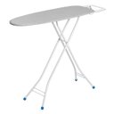 Ver imagem 1 de Tábua de Passar Roupa Extra Forte em Aço e Madeira com Suporte para Ferro Metalizado 4001 Mdf