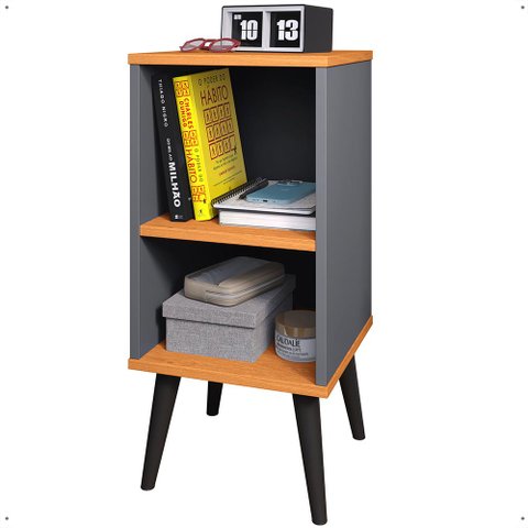 Mesa Cabeceira Charme Nicho Prateleira Mesinha Lateral Cama Decoração Retrô Quarto Pequeno - Rpm