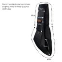 Ver imagem 2 de Bolsa de Transporte Canguru Cao Gato Pet Animal Malha Respiravel Tecido Resistente Tira de Ombro Con