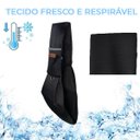 Ver imagem 3 de Bolsa de Transporte Canguru Cao Gato Pet Animal Malha Respiravel Tecido Resistente Tira de Ombro Con