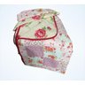 Cobre Leito Cama Queen 03 Peças Dupla Face Estampado Floral - 3