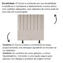 Ver imagem 5 de Cabeceira Estofada de Cama Casal Box 140 Cm Maria Corino Bege