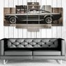 Quadro Decorativo Carro Ford Mustang Gt 500 Garage Hall Bar - 2