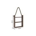 Ver imagem 4 de Prateleira Decorativa com Corda de Sisal - Rústico