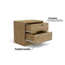 Ver imagem 4 de Mesa de Cabeceira 54cm 02 Gavetas S822 Kappesberg - Freijó