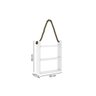 Prateleira Decorativa com Corda de Sisal - Branco - 4