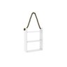 Prateleira Decorativa com Corda de Sisal - Branco - 5