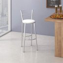 Ver imagem 2 de Banqueta Alta Cromada Lille