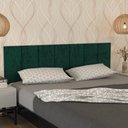 Ver imagem 1 de Cabeceira Modular Cama Casal Autocolante Adesiva 140cm - Verde