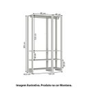 Ver mais imagens de Estante Closet Yes 120cm com 2 Cabideiros - Montana