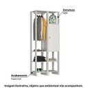 Ver imagem 2 de Estante Closet Yes com 1 Porta e 5 Nichos - Branco