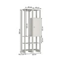 Ver mais imagens de Estante Closet Yes com 1 Porta e 5 Nichos - Branco