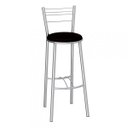 Ver imagem 1 de Banqueta Alta Cromada Lille 