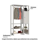 Ver imagem 6 de Estante Closet Yes com 1 Porta e 6 Prateleiras - Branco