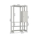 Ver imagem 4 de Estante Closet Yes com 1 Porta e 6 Prateleiras - Branco