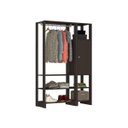 Ver imagem 5 de Estante Closet Yes com 1 Porta e 6 Prateleiras - Grafite
