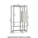 Ver imagem 4 de Estante Closet Yes com 1 Porta e 6 Prateleiras - Grafite
