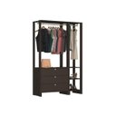 Ver imagem 5 de Estante Closet Yes 120cm com 2 Cabideiros e 3 Gavetas - Graf