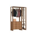 Ver imagem 5 de Estante Closet Yes 120cm com 2 Cabideiros e 3 Gavetas - Mont