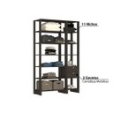 Ver imagem 7 de Estante Closet Yes 120cm c/ 11 Nichos e 2 Gavetas - Grafite