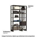 Ver imagem 6 de Estante Closet Yes 120cm c/ 11 Nichos e 2 Gavetas - Grafite