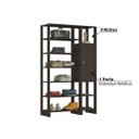 Ver imagem 7 de Estante Closet Yes 120cm com 1 Porta e 9 Nichos - Grafite