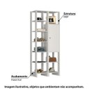 Ver imagem 6 de Estante Closet Yes 80cm com 1 Porta e 9 Nichos - Branco