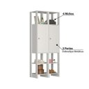Ver imagem 3 de Estante Closet Yes com 2 Portas e 6 Nichos - Branco