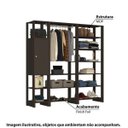 Ver imagem 2 de Estante Closet Yes com 1 Porta e 11 Nichos - Grafite