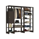 Ver imagem 1 de Estante Closet Yes com 1 Porta e 11 Nichos - Grafite