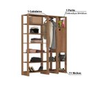 Ver imagem 7 de Estante Closet Yes com 1 Cabideiro e 1 Porta - Montana