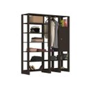 Ver imagem 1 de Estante Closet Yes com 1 Cabideiro e 1 Porta - Grafite