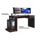 Ver imagem 3 de Mesa Gamer Escrivaninha Rubi 3003024-644 Mobler