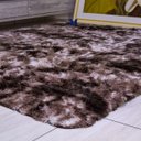 Ver imagem 1 de Tapete Felpudo para Sala 2,00x2,40 Marrom Mesclado, Luxo, Peludo, 40Mm