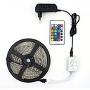 Ver imagem 1 de FITA LED RGB 5 M 3528 IP65 COM FONTE E CONTROLE-