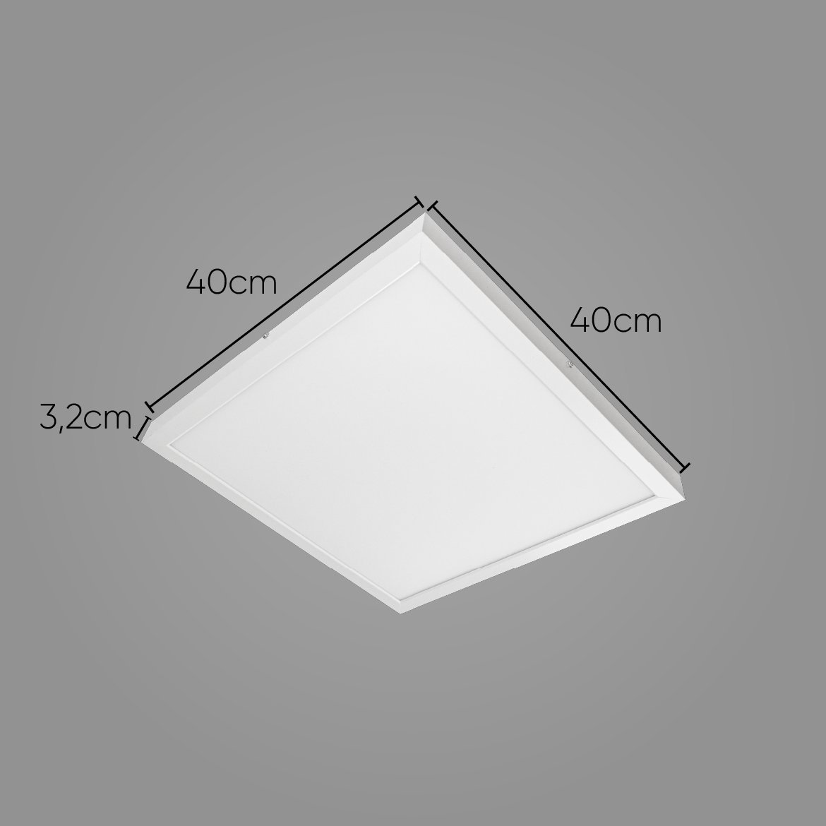 Painel LED Sobrepor 30W 4000K quadrado 40cm ST2782 - 2