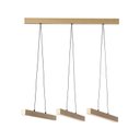 Ver imagem 2 de Lustre Pendente Newline Fit LED 725 Bivolt Dourado 3000K Luz Amarela