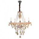 Ver imagem 1 de LUSTRE CANDELABRO 5 BRAÇOS CRISTAL AMBAR MARIA TEREZA