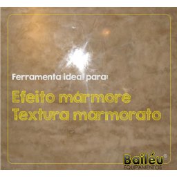 Desempenadeira Aço Inox p/ efeito marmorato Bailéu - 3